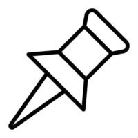 Pin Icon Design vector