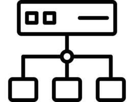Proxy Server Icon Design vector