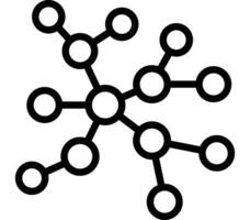 Network Topology Icon Design vector