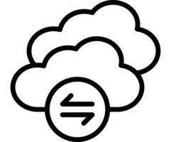 MultiCloud Icon Design vector