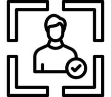Identity Management Icon Design vector