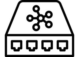 Hub Icon Design vector