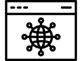 Content Delivery Network Icon Design vector