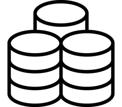 Database Icon Design vector