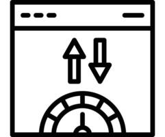 Bandwidth Icon Design vector