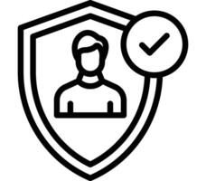 Authentication Icon Design vector