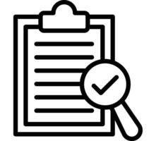 Audit Log Icon Design vector