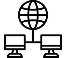 WAN Icon Design vector