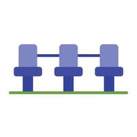 Seating Icon Design vector