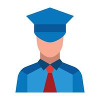 Policeman Icon Design vector