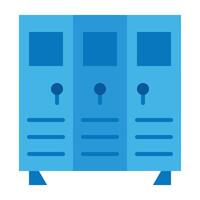 Locker Room Icon Design vector