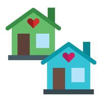 Residential Area Icon Design vector