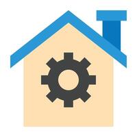 Home Setting Icon Design vector