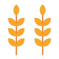 Wheat Icon Design vector