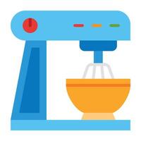 Mixing Machine Icon Design vector