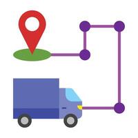 Tracking Icon Design vector