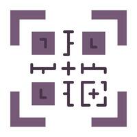 Qr Code Icon Design vector