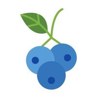 Blueberries Icon Design vector