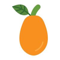 Kumquat Icon Design vector