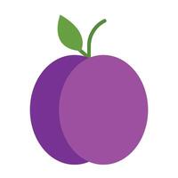 Plum Icon Design vector