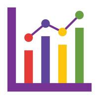 Stats Icon Design vector