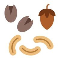 Nuts Icon Design vector