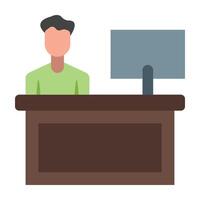 Cashier Icon Design vector