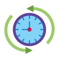 Anti Clockwise Icon Design vector