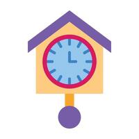 Cuckoo Clock Icon Design vector