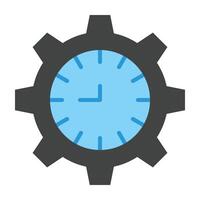Efficient Time Icon Design vector