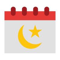 Moon Calendar Icon Design vector