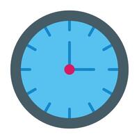 Round Clock Icon Design vector