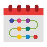 Time Line Icon Design vector