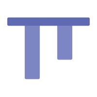 Vertical Align Top Icon Design vector