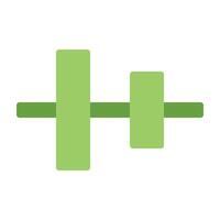 Vertical Align Centre Icon Design vector