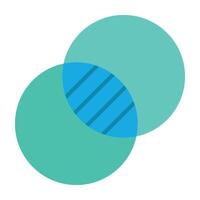 Overlap Icon Design vector