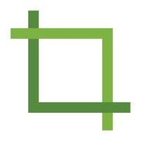 Crop Icon Design vector
