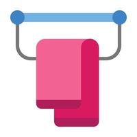 Towel Rack Icon Design vector