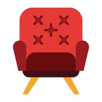 Armchair Icon Design vector