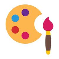 Color Palette Icon Design vector