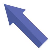 Up Left Icon Design vector