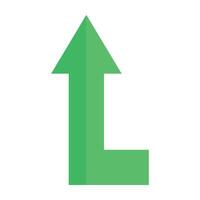 Turn Up Icon Design vector