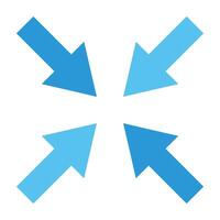 Shrink Icon Design vector