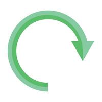 Redo Icon Design vector