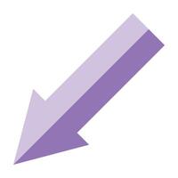 Down Left Icon Design vector