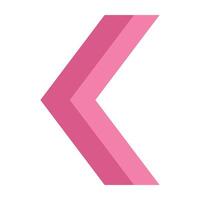 Left Chevron Icon Design vector