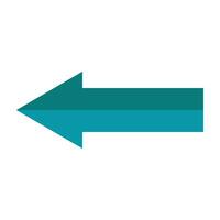 Left Arrow Icon Design vector
