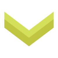 Down Chevron Icon Design vector
