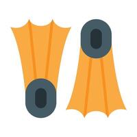 Fins Icon Design vector