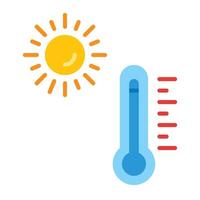 Hot Icon Design vector